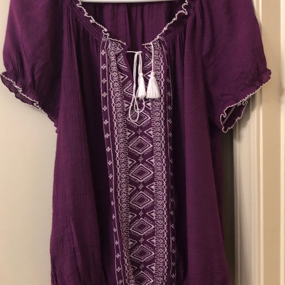 I.N. STUDIO PEASANT TOP size XL.